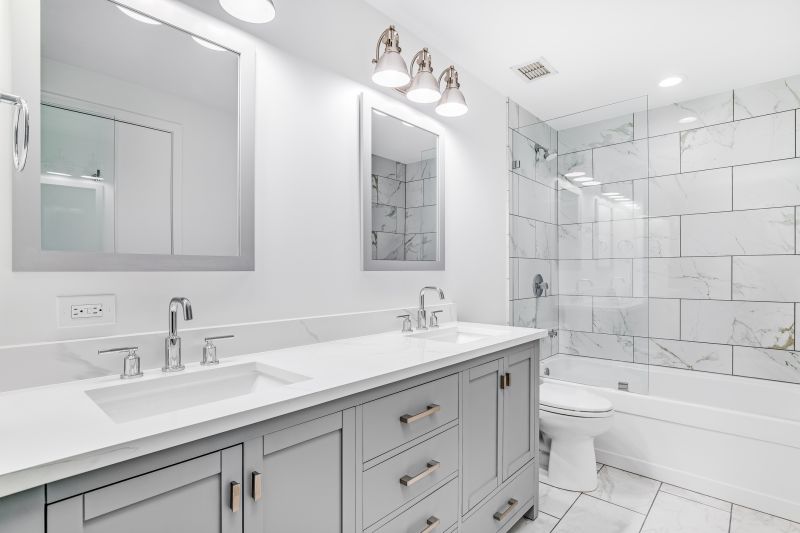 Master Bathroom with Double Vanity